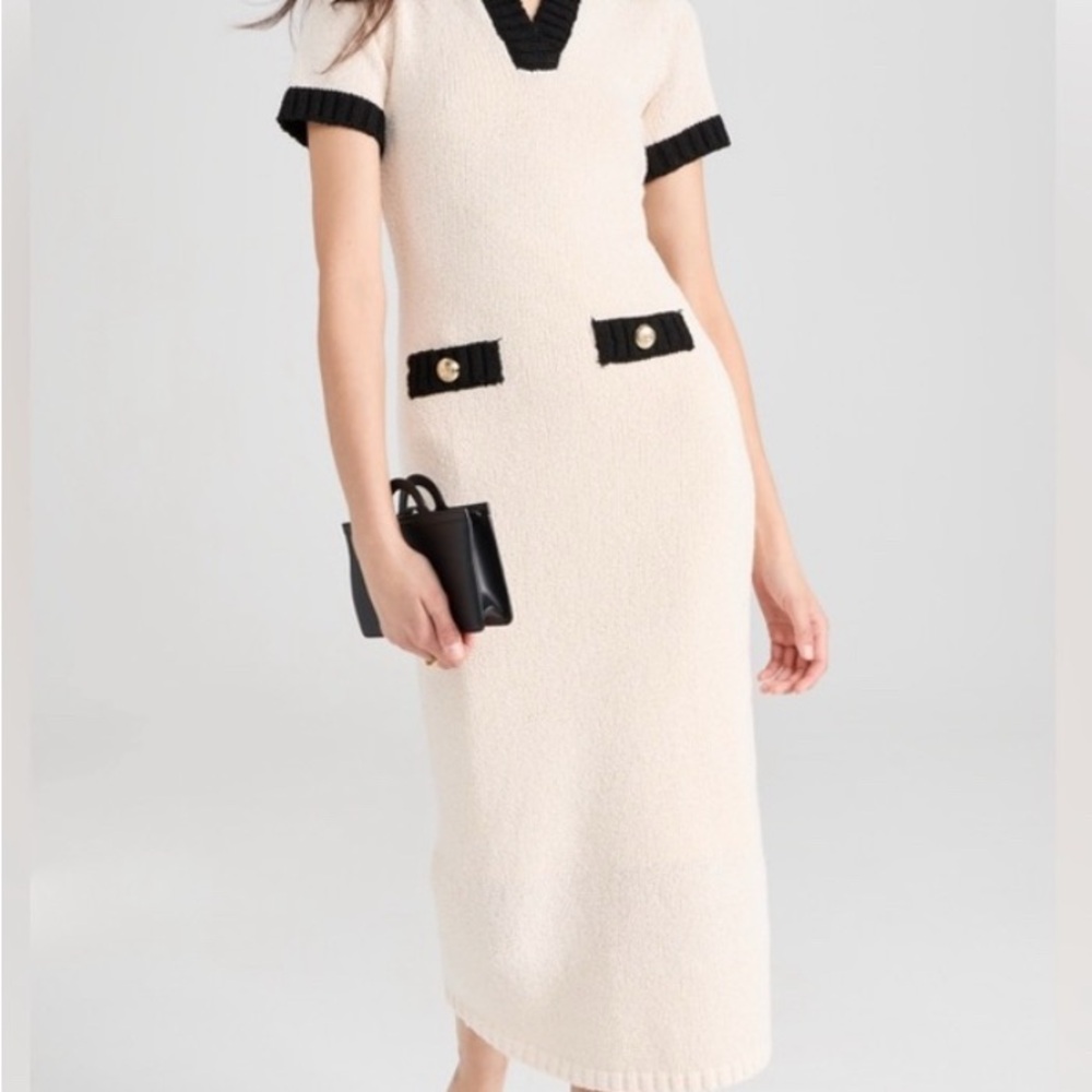 Endless Rose Cream and Black Maxi Dress